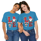 Christmas LOVE T-Shirt / Santa Gnome Holiday Graphic Tee