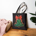Christmas Tree Tote Bag – Festive Reusable Holiday Canvas Bag
