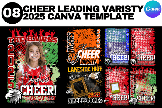 Cheerleading Varsity Canva Template