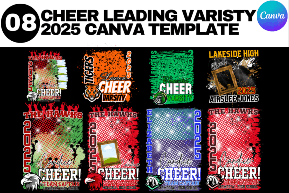 Cheerleading Varsity Canva Template