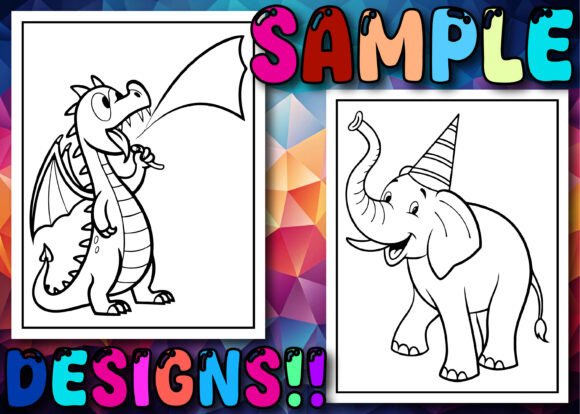 Extra Funky and Wild Coloring Pages