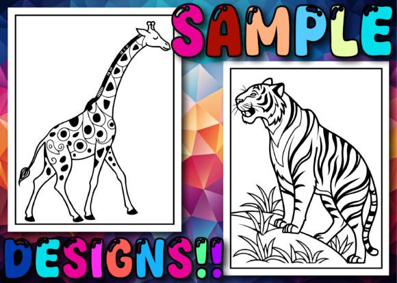 Extra Funky and Wild Coloring Pages