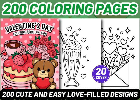 Valentine's Day Coloring Pages for kids