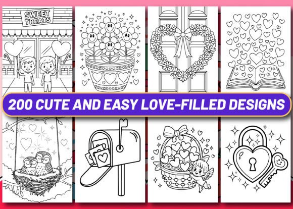 Valentine's Day Coloring Pages for kids