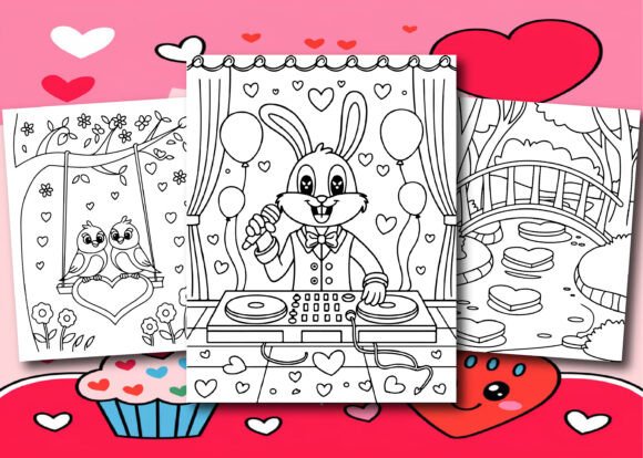 Valentine's Day Coloring Pages for kids